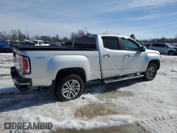 2015 GMC Canyon 4WD SLT with VIN 1GTG6CE31F1243580, listed as a Copart auction lot 47834315 with 87,767 mi miles and Salvage Title. Bid and sale history available at carsss.com. Image 3.