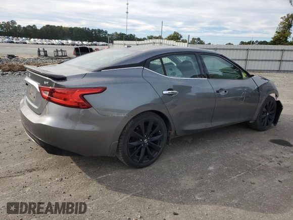 2017 Nissan Maxima Platinum with VIN 1N4AA6AP2HC415210, listed as a Copart auction lot 75491674 with 107,023 mi miles and Salvage title. Bid and sale history available at DreamBid. Image 3.
