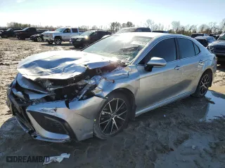2023 Toyota Camry SE with VIN 4T1G11AK9PU802546, listed as a Copart auction lot 43542635 with 11,119 mi miles and Salvage Title. Bid and sale history available at carsss.com. Image 1.
