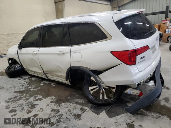 2018 Honda Pilot EX-L with VIN 5FNYF6H62JB043318, listed as a Copart auction lot 57853335 with 57,354 mi miles and Salvage title. Bid and sale history available at DreamBid. Image 2.