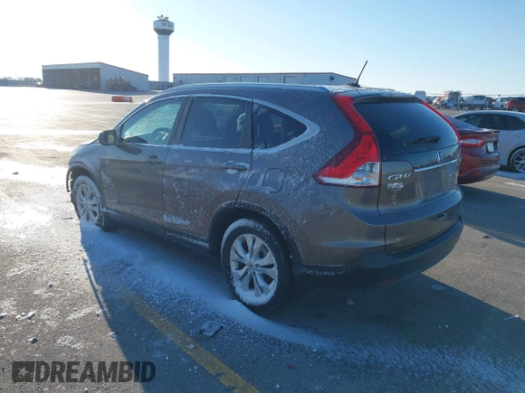 2014 Honda CR-V EX-L with VIN 5J6RM4H70EL081831, listed as a IAAI auction lot 41847534 with 96,000 mi miles. Bid and sale history available at carsss.com. Image 3.
