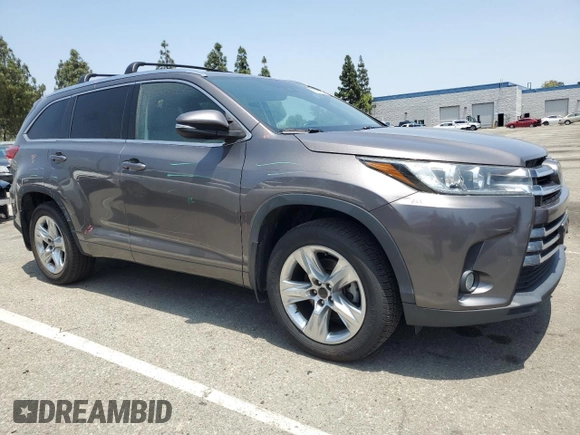 2017 Toyota Highlander Limited with VIN 5TDYZRFH7HS192035, listed as a Copart auction lot 59598985 with 106,595 mi miles and Salvage title. Bid and sale history available at DreamBid. Image 4.