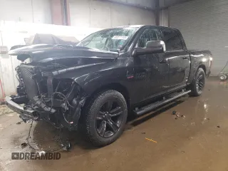 2017 Ram 1500 Sport z VIN 1C6RR7MT0HS755148, wystawiony jako Copart lot #46077115 z przebiegiem 74 061 mil mil oraz Szkody całkowita. Historia ofert i sprzedaży dostępna na DreamBid. Obrazek 1.