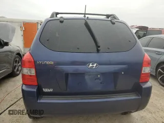 2008 Hyundai Tucson GLS with VIN KM8JM12B78U829998, listed as a Copart auction lot 74198544 with 0 mi miles and Salvage Title. Bid and sale history available at carsss.com. Image 6.