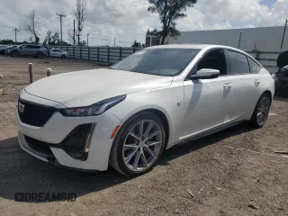 2020 Cadillac CT5 Sport with VIN 1G6DP5RK1L0155856, listed as a Copart auction lot 60001044 with 42,704 mi miles and Non Repairable. Bid and sale history available at carsss.com. Image 1.