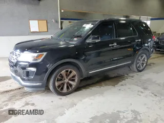 2018 Ford Explorer Limited with VIN 1FM5K7F87JGA15234, listed as a Copart auction lot 49447205 with 179,529 mi miles and Clean Title. Bid and sale history available at carsss.com. Image 1.
