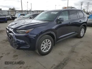2024 Toyota Grand Highlander XLE with VIN 5TDAAAA52RS002327, listed as a Copart auction lot 53484595 with 56,265 mi miles and Salvage Title. Bid and sale history available at carsss.com. Image 1.