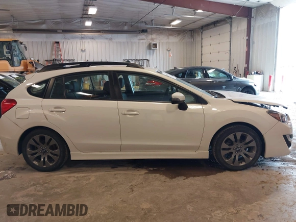 2015 Subaru Impreza Special Sports Premium z VIN JF1GPAT62F8282822, wystawiony jako IAAI lot #41961793 z przebiegiem 65 493 mil mil oraz . Historia ofert i sprzedaży dostępna na DreamBid. Obrazek 13.