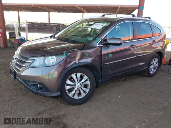 2014 Honda CR-V EX-L with VIN 2HKRM4H72EH665478, listed as a IAAI auction lot 41970335 with 119,557 mi miles. Bid and sale history available at carsss.com. Image 16.