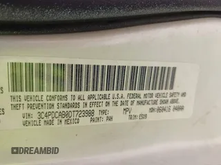 2013 Dodge Journey American Value with VIN 3C4PDCAB0DT723988, listed as a IAAI auction lot 42263191 with 205,014 mi miles and . Bid and sale history available at DreamBid. Image 9.