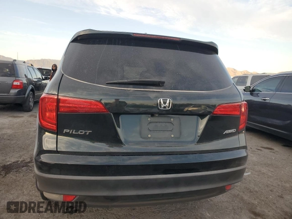 2016 Honda Pilot EX-L with VIN 5FNYF6H72GB106385, listed as a Copart auction lot 44000395 with 128,520 mi miles and Salvage Title. Bid and sale history available at carsss.com. Image 6.
