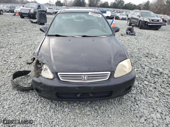 1999 Honda Civic EX with VIN 1HGEJ8641XL056616, listed as a Copart auction lot 45352295 with 162,291 mi miles and Salvage Title. Bid and sale history available at carsss.com. Image 5.