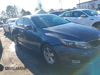 2015 Kia Optima LX with VIN KNAGM4A72F5543977, listed as a IAAI auction lot 41328035 with 153,805 mi miles and . Bid and sale history available at DreamBid. Image 13.