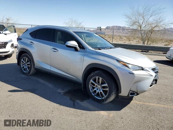 2015 Lexus NX 200t with VIN JTJBARBZ8F2044781, listed as a Copart auction lot 49498065 with 121,666 mi miles and Salvage Title. Bid and sale history available at DreamBid. Image 4.