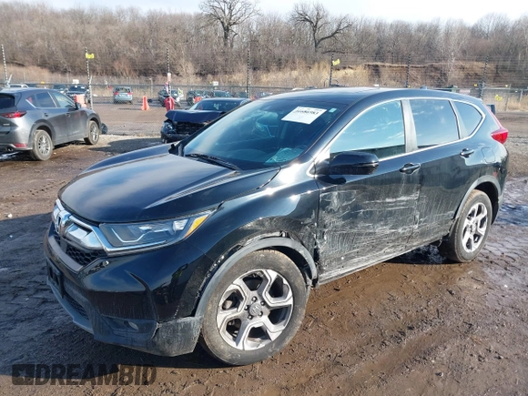 2017 Honda CR-V EX with VIN 5J6RW2H5XHL033724, listed as a IAAI auction lot 41686983 with 33,678 mi miles. Bid and sale history available at carsss.com. Image 17.