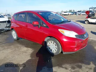 2014 Nissan Note S Plus with VIN 3N1CE2CP0EL373779, listed as a IAAI auction lot 41610315 with 109,744 mi miles and . Bid and sale history available at DreamBid. Image 1.