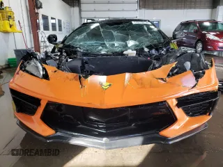 2021 Chevrolet Corvette 3LT with VIN 1G1YC3D44M5124993, listed as a Copart auction lot 74510814 with 43,588 mi miles and Salvage Title. Bid and sale history available at carsss.com. Image 5.