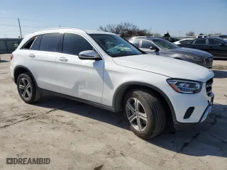 2020 Mercedes-Benz GLC with VIN WDC0G8DB3LF694264, listed as a Copart auction lot 48630775 with 100,629 mi miles and Salvage Title. Bid and sale history available at carsss.com. Image 4.