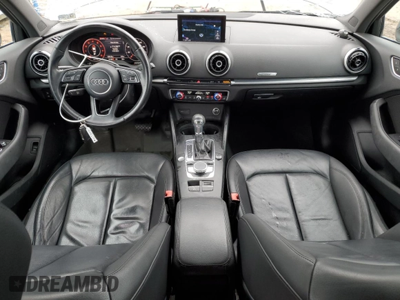 2017 Audi A3 Sedan Premium Plus with VIN WAUJ8GFF7H1018841, listed as a Copart auction lot 45325434 with 92,416 mi miles. Bid and sale history available at carsss.com. Image 8.