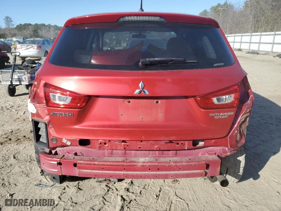 2016 Mitsubishi Outlander Sport 2.0 ES with VIN JA4AR3AU1GZ049947, listed as a Copart auction lot 42622605 with 151,771 mi miles and Salvage Title. Bid and sale history available at carsss.com. Image 6.