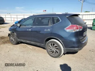 2015 Nissan Rogue SL with VIN 5N1AT2MV2FC811914, listed as a Copart auction lot 50463645 with 102,049 mi miles and Salvage Title. Bid and sale history available at DreamBid. Image 2.