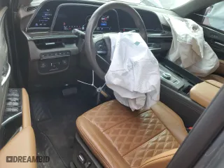 2022 Cadillac Escalade Sport with VIN 1GYS4FKL7NR145458, listed as a Copart auction lot 46334145 with 28,622 mi miles and Salvage Title. Bid and sale history available at carsss.com. Image 8.