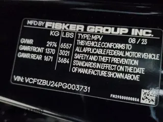 2023 Fisker Ocean One с VIN VCF1ZBU24PG003731, выставлен на аукционе Copart как лот 50658225 с пробегом 21 000 миль миль и Списание • Salvage title. История ставок и продаж доступна на DreamBid. Изображение 12.