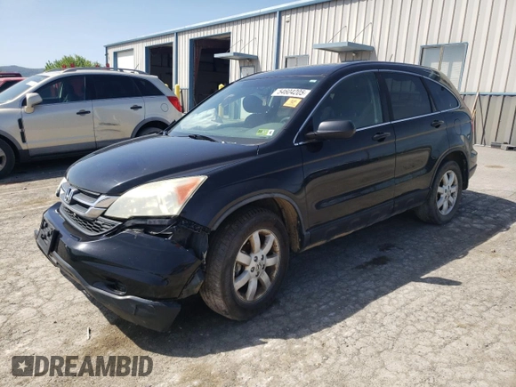 2011 Honda CR-V SE with VIN 5J6RE4H47BL053782, listed as a Copart auction lot 54604205 with 166,409 mi miles and Salvage title. Bid and sale history available at DreamBid. Image 1.