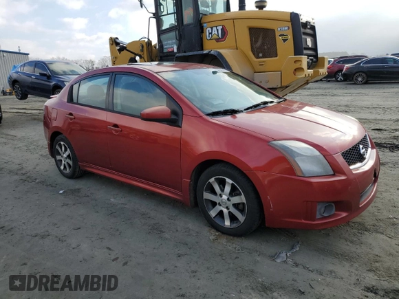 2011 Nissan Sentra SL with VIN 3N1AB6AP2BL728019, listed as a Copart auction lot 42009235 with 222,224 mi miles and Salvage Title. Bid and sale history available at DreamBid. Image 4.