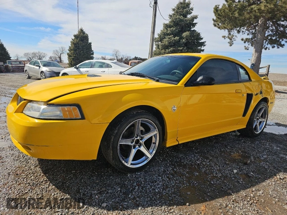 1999 Ford Mustang GT with VIN 1FAFP42X6XF150053, listed as a Copart auction lot 46870155 with 158,434 mi miles and Clean Title. Bid and sale history available at carsss.com. Image 2.
