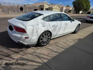 2014 Audi A7 Premium Plus z VIN WAUWGAFCXEN034032, wystawiony jako Copart lot #57720195 z przebiegiem 120 959 mil mil oraz Tytuł czysty. Historia ofert i sprzedaży dostępna na DreamBid. Obrazek 4.