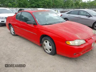 2000 Chevrolet Monte Carlo SS z VIN 2G1WX12K8Y9361089, wystawiony jako IAAI lot #42206155 z przebiegiem 252 368 mil mil oraz . Historia ofert i sprzedaży dostępna na DreamBid. Obrazek 1.