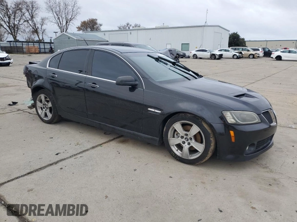 2009 Pontiac G8 GT with VIN 6G2EC57Y09L189449, listed as a Copart auction lot 85825704 with 82,596 mi miles and Salvage Title. Bid and sale history available at carsss.com. Image 4.