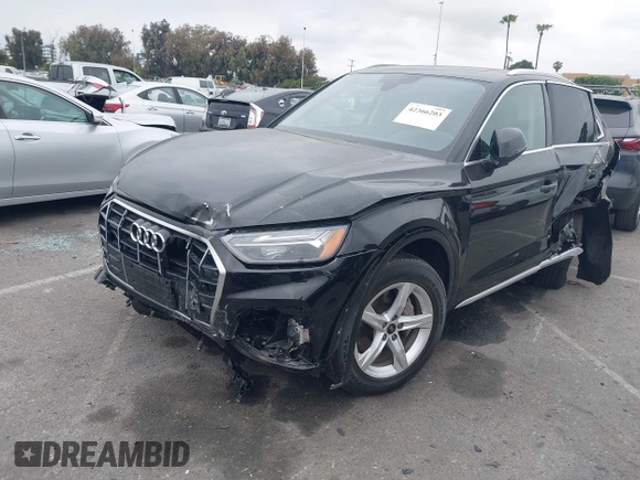 2023 Audi Q5 Premium with VIN WA1ABAFY2P2069296, listed as a IAAI auction lot 42366203 with 14,808 mi miles and . Bid and sale history available at DreamBid. Image 19.
