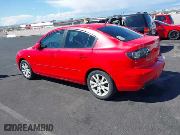 2008 Mazda 3 i Touring with VIN JM1BK12F181836593, listed as a IAAI auction lot 41918892 with Not Provided miles and . Bid and sale history available at carsss.com. Image 3.