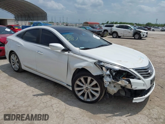 2015 Hyundai Azera Limited with VIN KMHFH4JG1FA476455, listed as a IAAI auction lot 42407261 with 110,293 mi miles and . Bid and sale history available at DreamBid. Image 1.