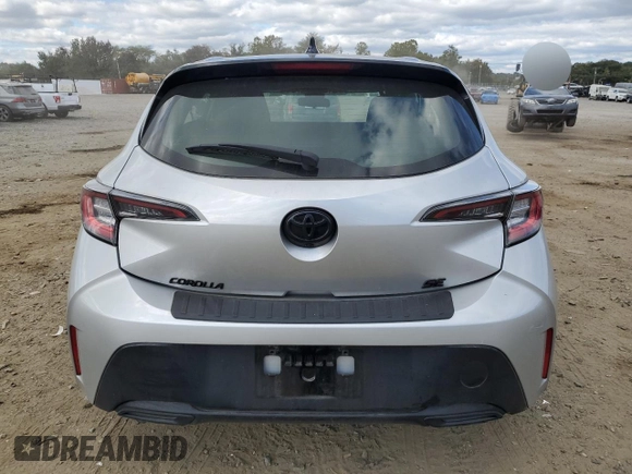 2022 Toyota Corolla Hatchback SE with VIN JTND4MBE2N3159531, listed as a Copart auction lot 76120904 with 13,566 mi miles and Salvage Title. Bid and sale history available at carsss.com. Image 6.