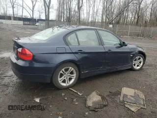 2008 BMW 3 Series 328xi with VIN WBAVC73548KP37504, listed as a Copart auction lot 49310615 with 108,513 mi miles and Salvage Title. Bid and sale history available at carsss.com. Image 3.
