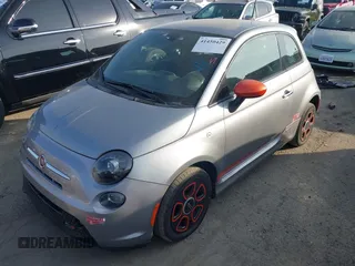 2016 FIAT 500e with VIN 3C3CFFGE0GT221907, listed as a IAAI auction lot 41450429 with 84,083 mi miles. Bid and sale history available at carsss.com. Image 2.