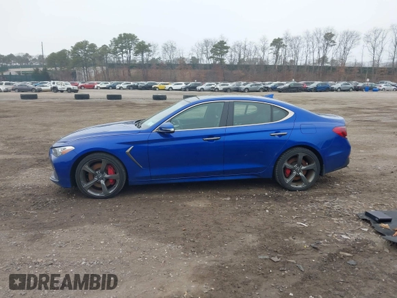 2021 Genesis G70 3.3T with VIN KMTG34LE2MU066635, listed as a IAAI auction lot 41843002 with 78,029 mi miles and . Bid and sale history available at DreamBid. Image 14.