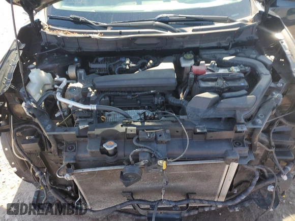 2017 Nissan Rogue SV with VIN KNMAT2MV7HP576328, listed as a Copart auction lot 50885585 with 92,915 mi miles and Salvage Title. Bid and sale history available at carsss.com. Image 12.