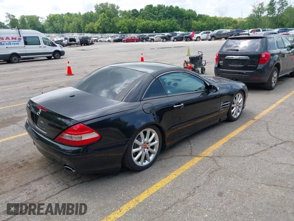 2007 Mercedes-Benz SL 550 with VIN WDBSK71F57F121921, listed as a IAAI auction lot 42537737 with 101,435 mi miles and . Bid and sale history available at DreamBid. Image 4.
