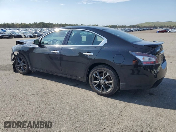 2014 Nissan Maxima S with VIN 1N4AA5AP9EC912759, listed as a Copart auction lot 54953995 with 74,138 mi miles and Salvage Title. Bid and sale history available at DreamBid. Image 2.