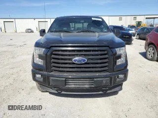 2015 Ford F-150 XLT with VIN 1FTEW1EFXFKD15991, listed as a Copart auction lot 55333551 with 0 mi miles and Salvage Title. Bid and sale history available at carsss.com. Image 5.