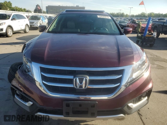 2015 Honda Crosstour EX-L with VIN 5J6TF2H54FL003721, listed as a Copart auction lot 70856974 with 117,389 mi miles and Salvage Title. Bid and sale history available at carsss.com. Image 5.