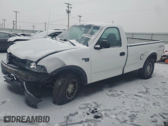 2001 Ford F-150 XL with VIN 2FTPF18Z81CA84228, listed as a Copart auction lot 42434285 with 83,435 mi miles and Salvage title. Bid and sale history available at DreamBid. Image 1.