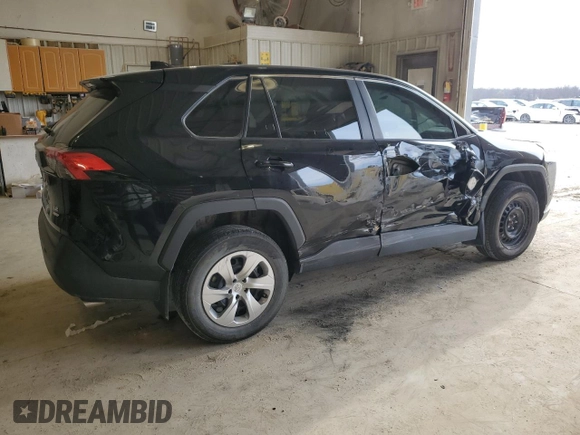 2022 Toyota RAV4 LE with VIN 2T3F1RFV0NC309521, listed as a Copart auction lot 50691855 with 28,956 mi miles and Salvage Title. Bid and sale history available at carsss.com. Image 3.