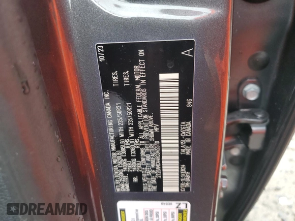 2024 Lexus RX 350 with VIN 2T2BAMCA4RC045510, listed as a Copart auction lot 75090704 with 6,859 mi miles and Salvage Title. Bid and sale history available at DreamBid. Image 15.