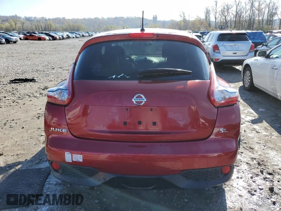 2017 Nissan Juke SL with VIN JN8AF5MR6HT703657, listed as a Copart auction lot 79809844 with 79,015 mi miles and Salvage Title. Bid and sale history available at carsss.com. Image 6.