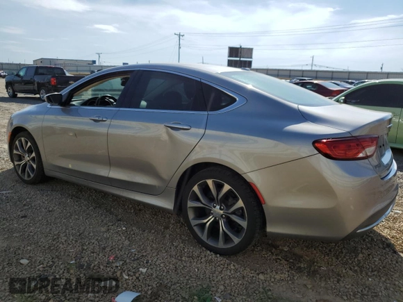 2015 Chrysler 200 Limited with VIN 1C3CCCAB1FN640322, listed as a Copart auction lot 50251365 with 117,603 mi miles and Salvage Title. Bid and sale history available at DreamBid. Image 2.